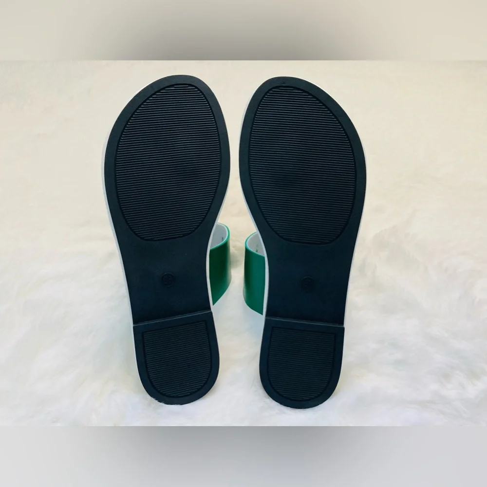 Trendy Gorgeous Metallic Buckle Flip Flops-Lightweight Soft Sole Casual Wear - Picture 6 of 7